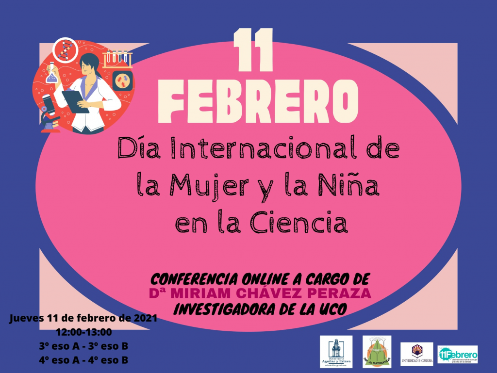 Conferencia día internacional de la mujer y la niña en la ciencia.