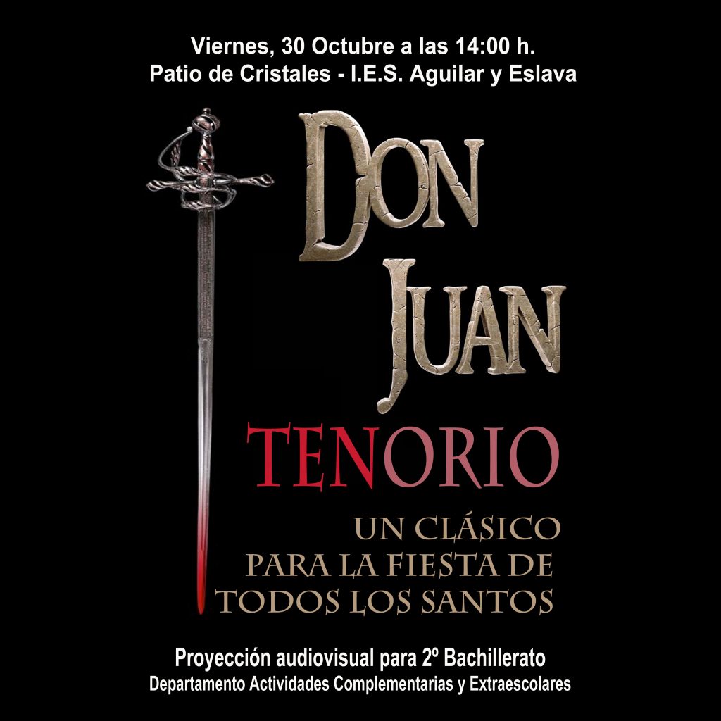 Don Juan Tenorio, un clásico para la fiesta de Todos los Santos