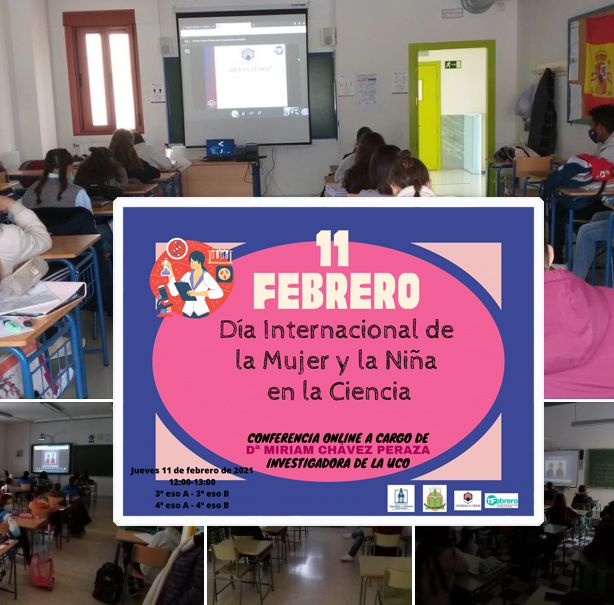 Videoconferencias en el Día de la Mujer y la Niña en la Ciencia