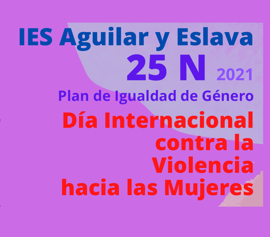 ACTIVIDADES DEL DÍA CONTRA LA VIOLENCIA DE GÉNERO