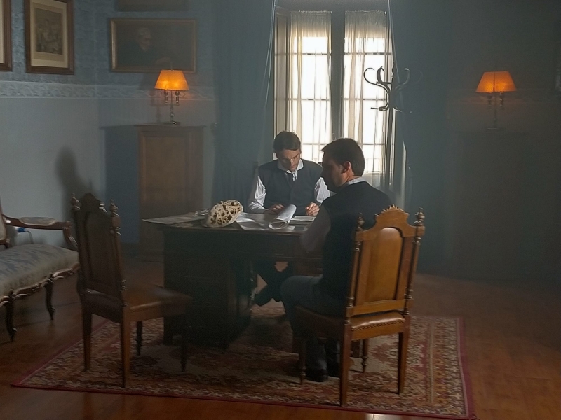 Rodaje de cortometraje sobre Juan Carandell y Pericay