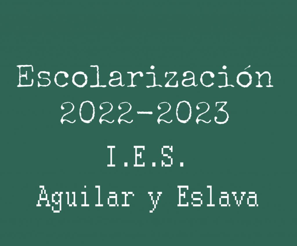 ESCOLARIZACIÓN 2022-2023
