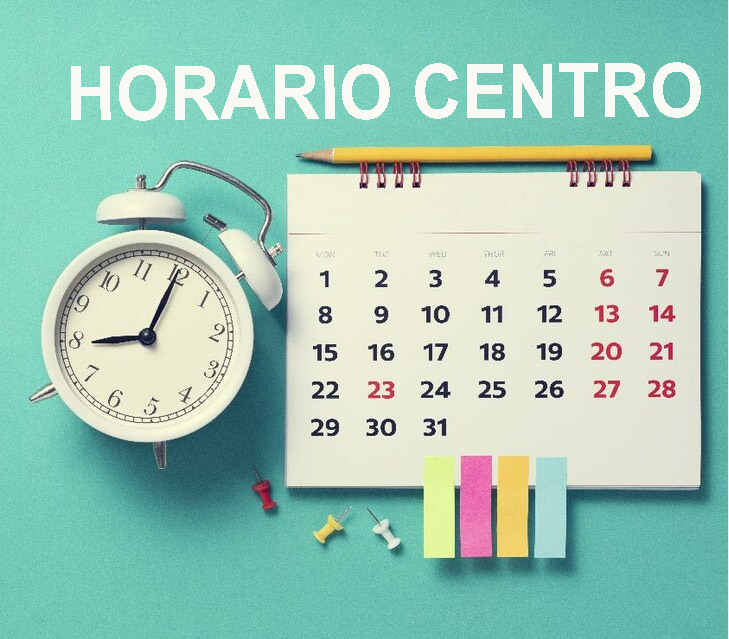 Horario Centro curso 2025-2026