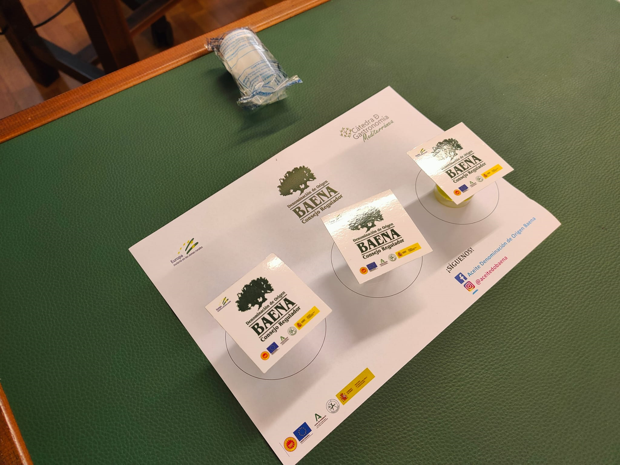 Cata de aceite de oliva para alumnado de la ESO