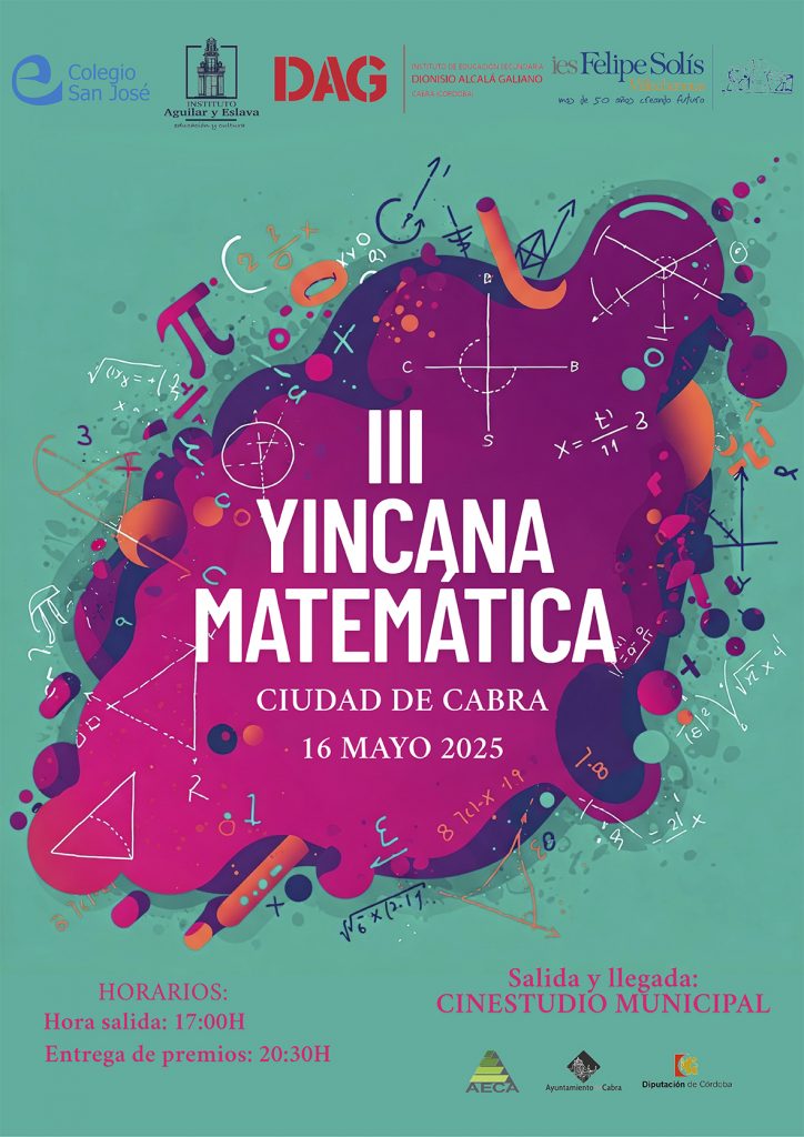 III Yincana matemática Ciudad de Cabra