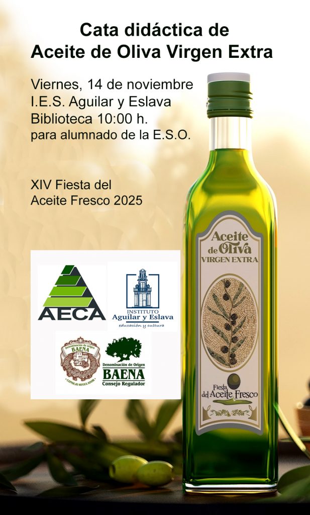 Cata didáctica de Aceite de Oliva Virgen Extra.