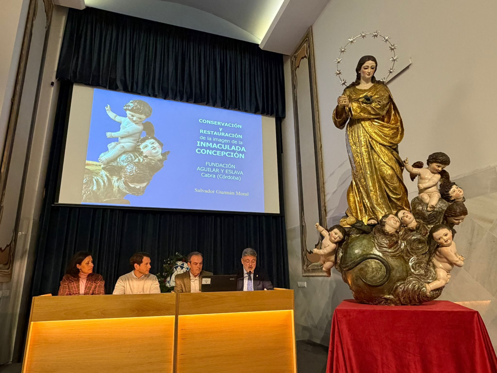 La Fundación Aguilar y Eslava recupera la imagen de la Inmaculada Concepción